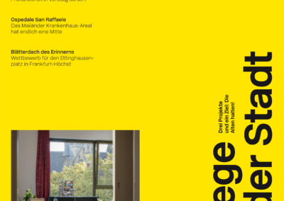 Procuratie Vecchie now open – Article in the magazine Bauwelt 14.2022 by Clemens F. Kusch and Anabel Gelhaar